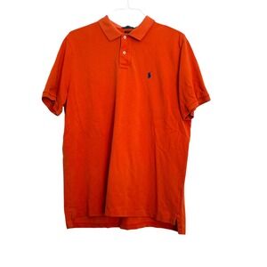 Polo Ralph Lauren Classic Fit Polo Shirt Orange Short Sleeve Casual XL